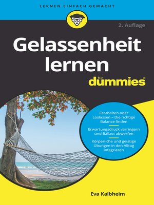 cover image of Gelassenheit lernen f&uuml;r Dummies
